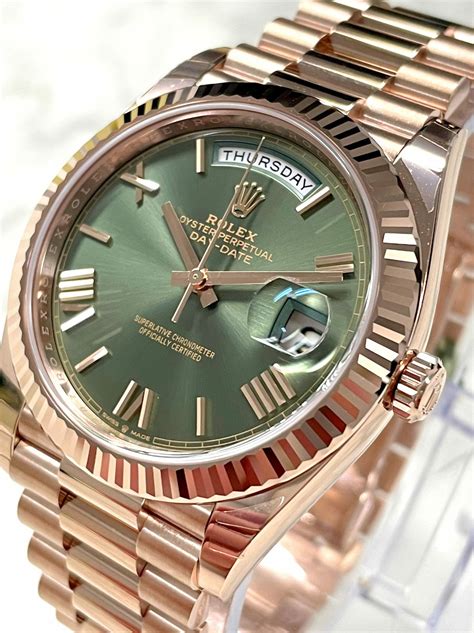 rolex day and date gold price|rolex day date 40 cost.